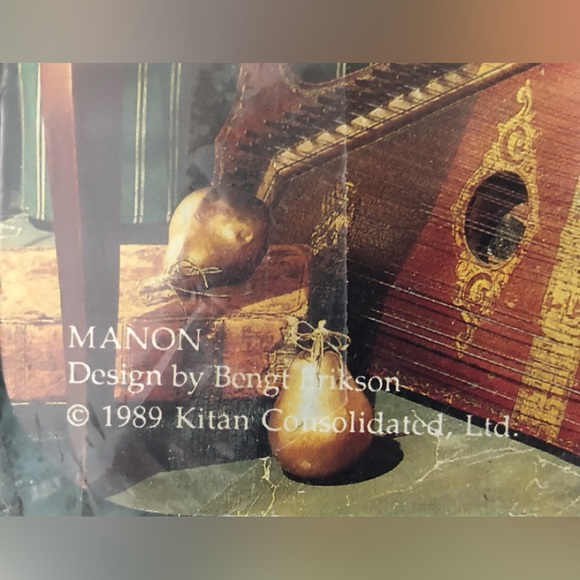 MANON Egyptian 100%Cotton King Flat Sheet Vintage Luxury Royal Sateen New in box - Picture 7 of 14